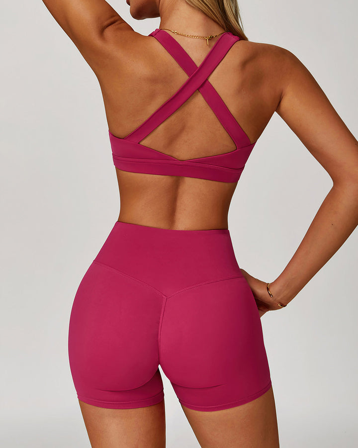 Jocelyn Sports Bra - Cerise