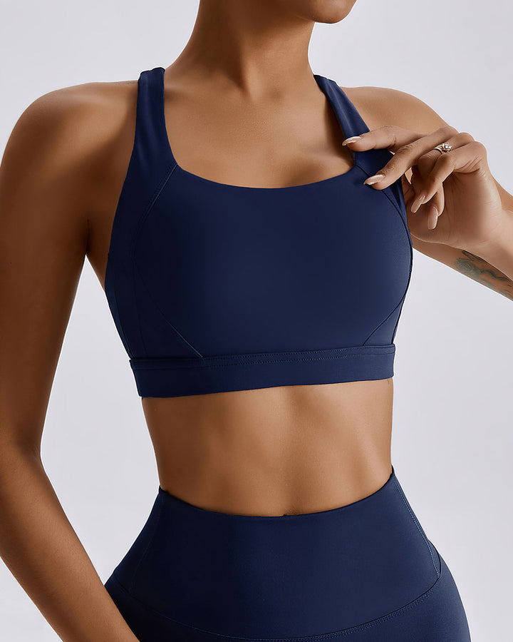 Jocelyn Sports Bra - Navy