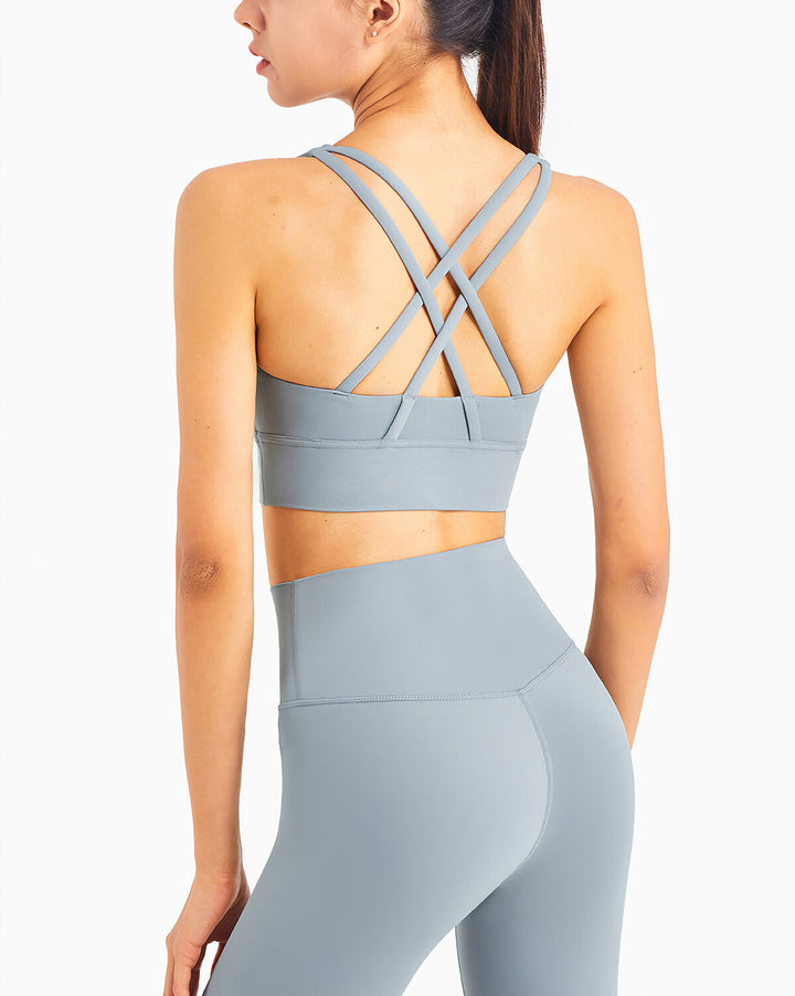 Johanna Sports Bra - Ash Blue
