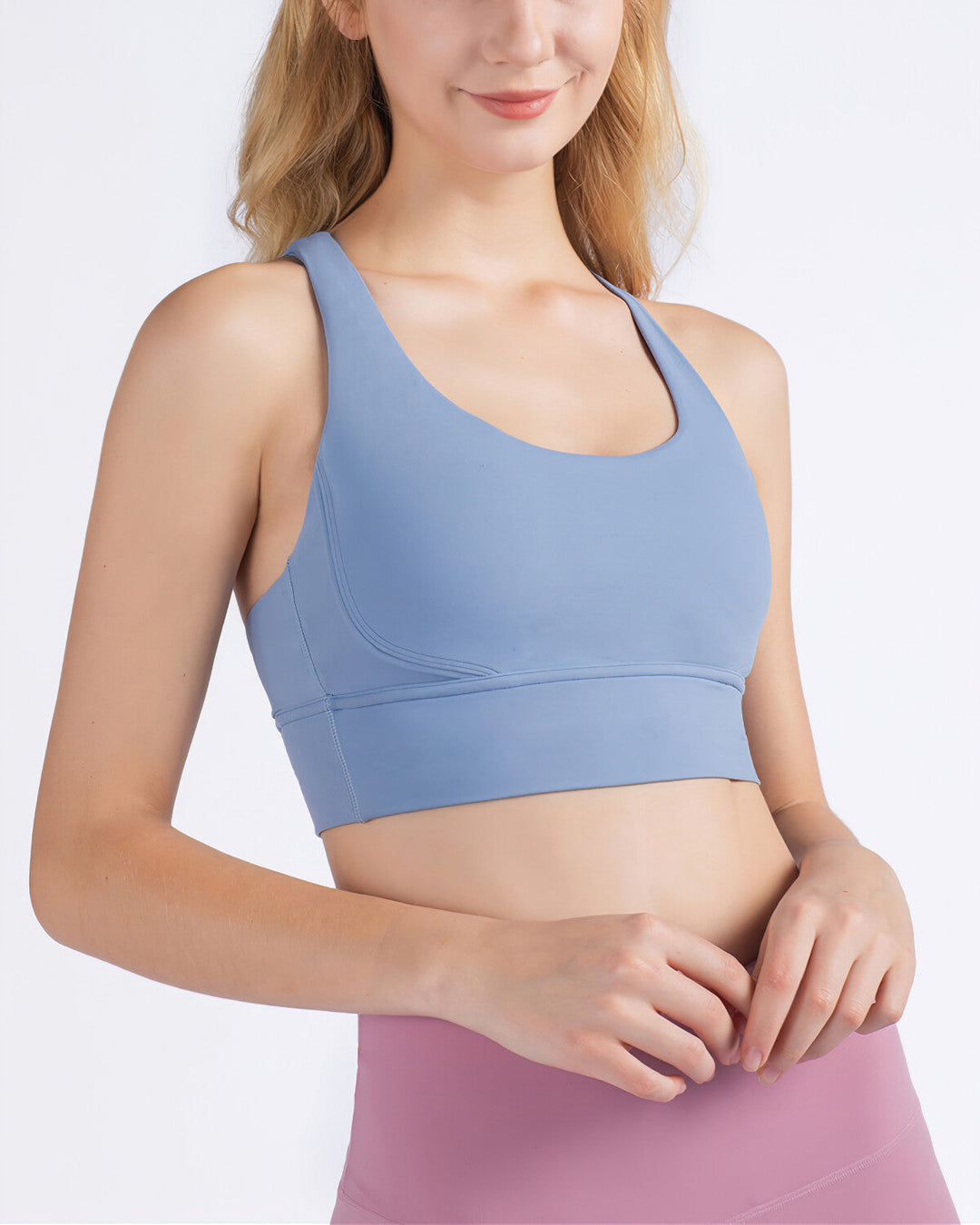 Johanna Sports Bra - Misty Blue