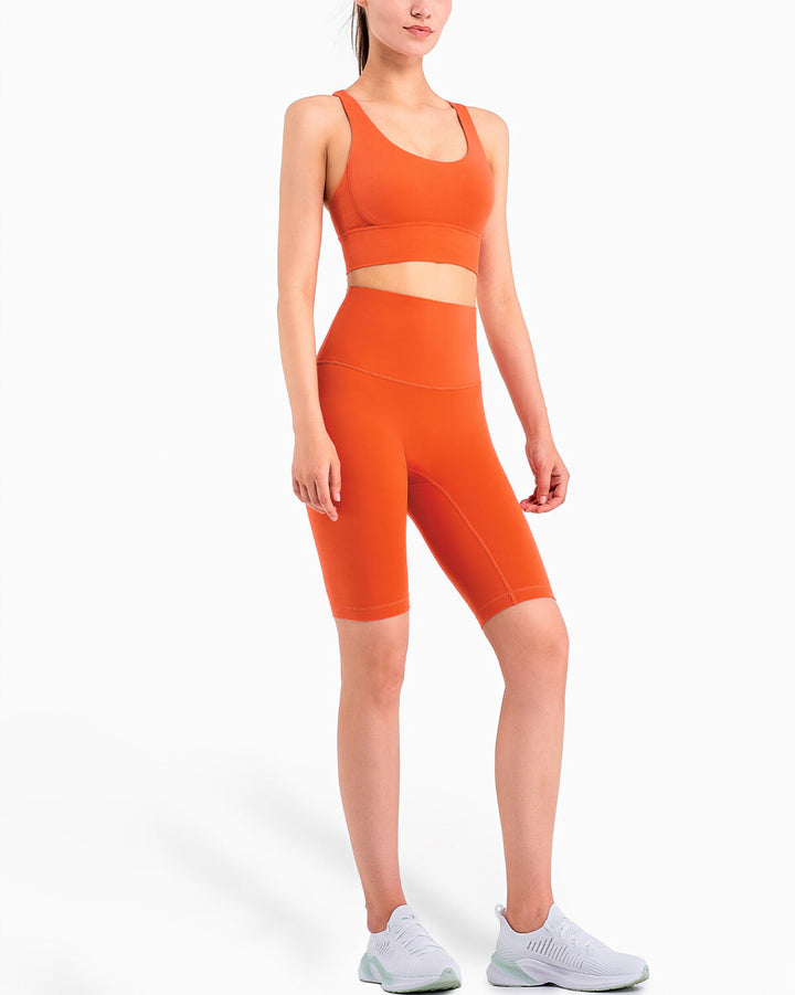 Johanna Sports Bra - Tangerine