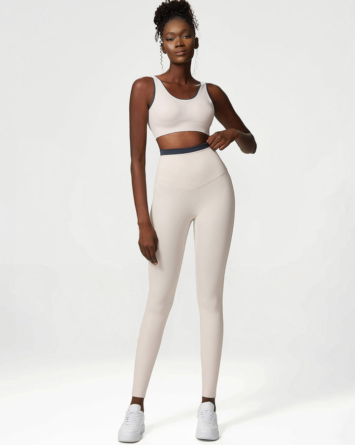 Juno Sports Bra - Beige Mist