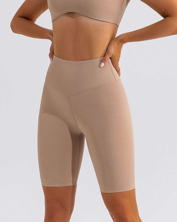 Kaia Biker Shorts - Mocha