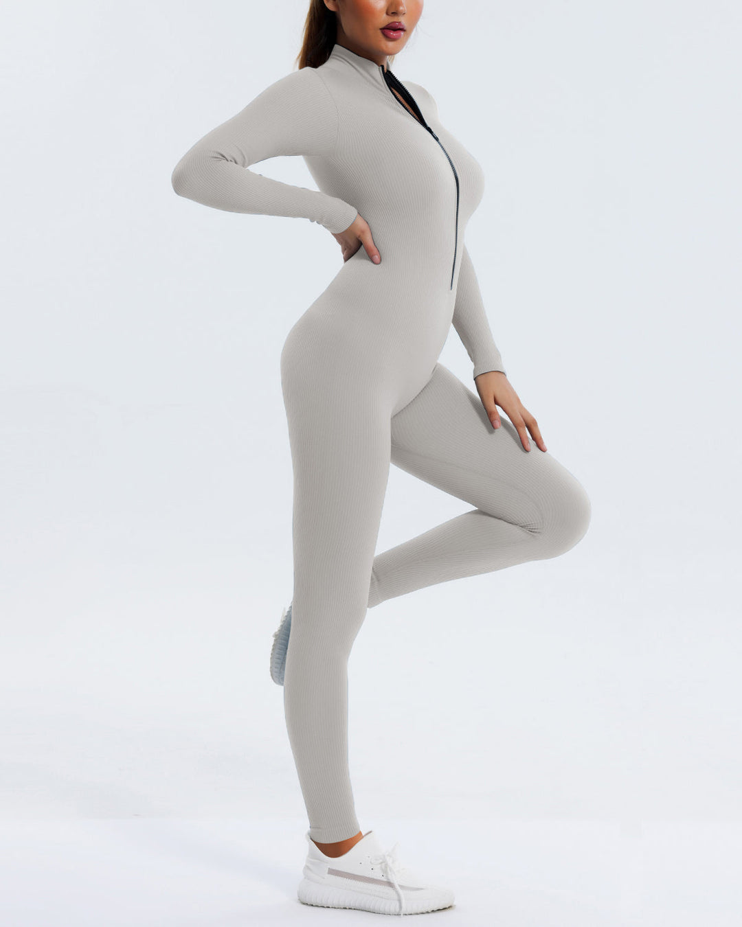 Kendra Seamless Jumpsuit - Grey