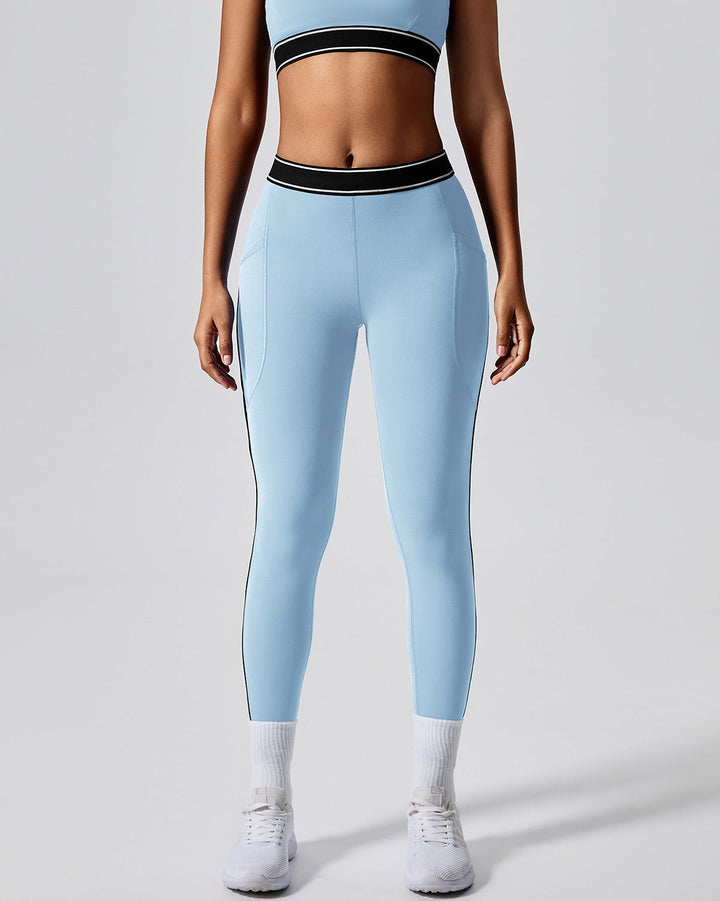Kestrel Pocket Leggings - Sky Blue
