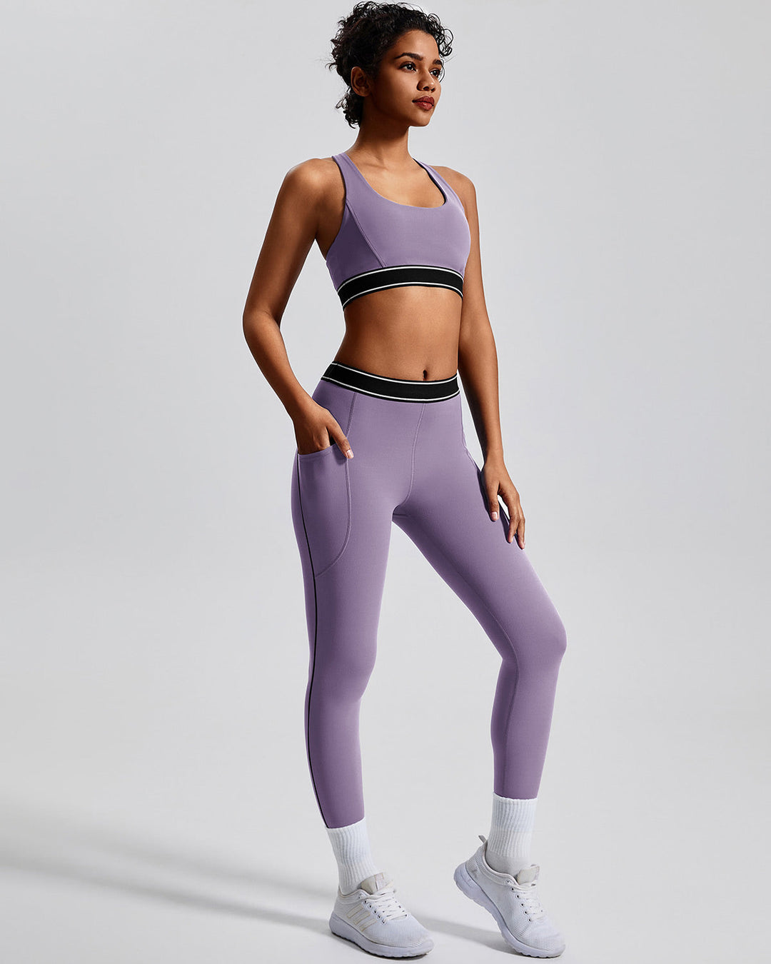 Kestrel Pocket Leggings - Wisteria