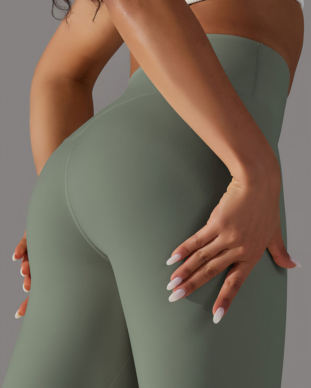 Lara Seamless Leggings - Camo Green