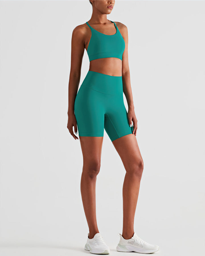 Lillie Seamless Shorts - Teal