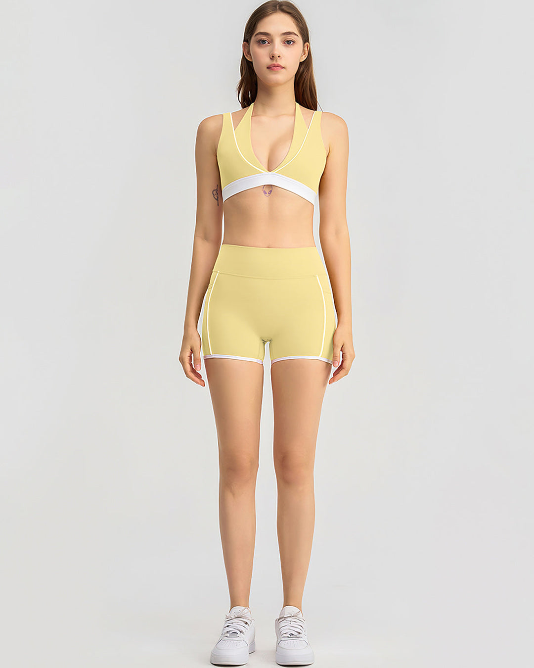 Linnea Seamless Shorts - Yellow