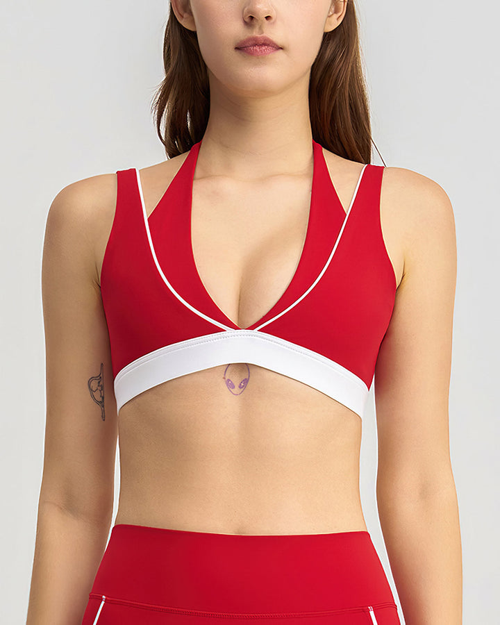 Linnea Sports Bra - Red
