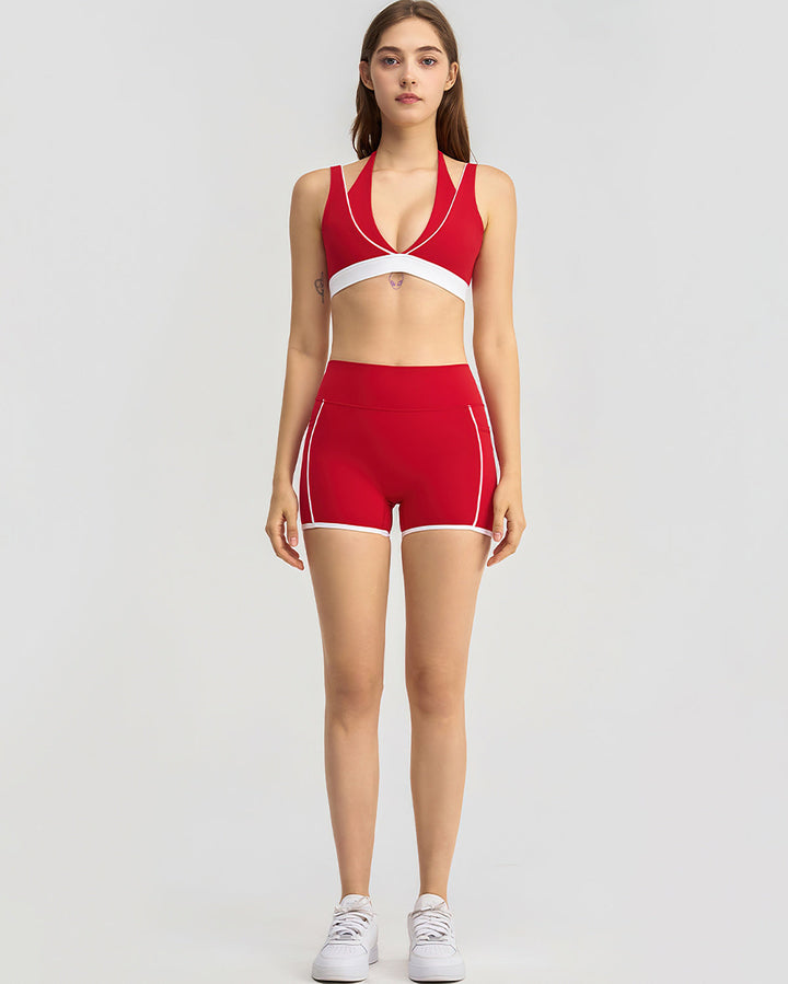 Linnea Sports Bra - Red