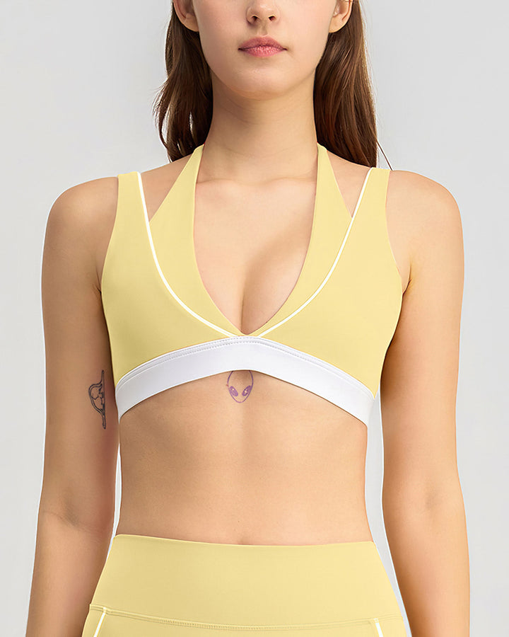 Linnea Sports Bra - Yellow