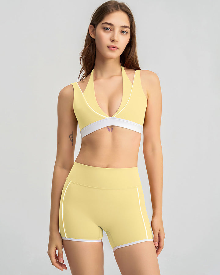 Linnea Sports Bra - Yellow