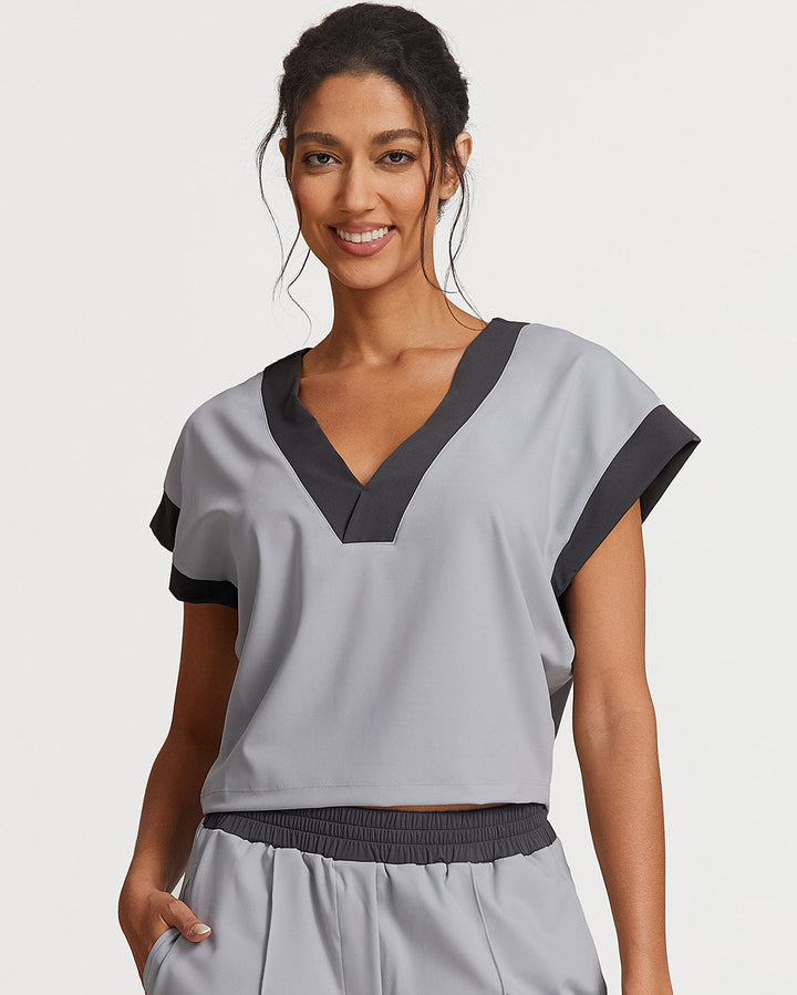 Marcella Crop Top - Grey