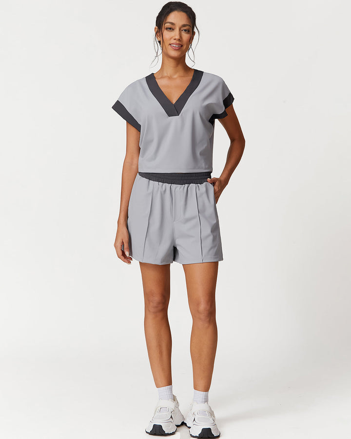Marcella Crop Top - Grey