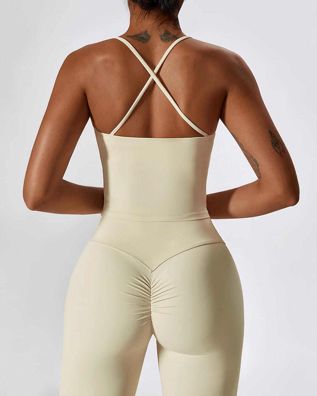 Melisa Crop Top - Beige