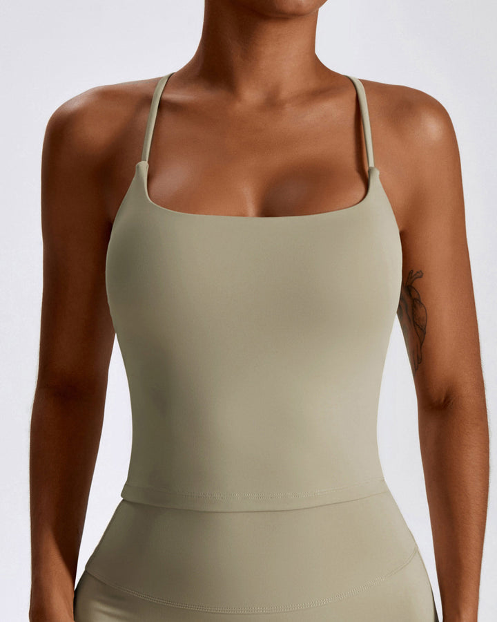 Melisa Crop Top - Khaki