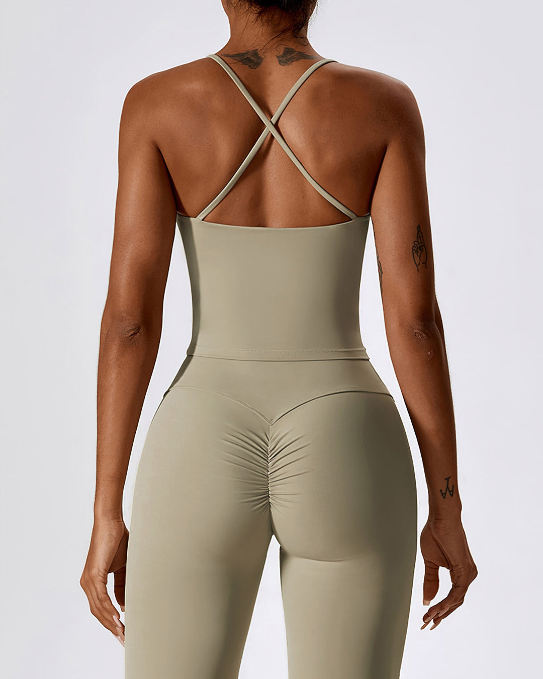 Melisa Crop Top - Khaki