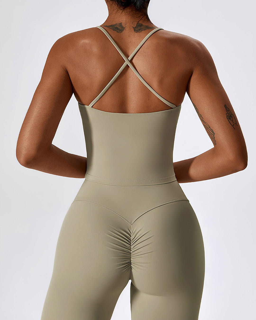 Melisa Crop Top - Khaki