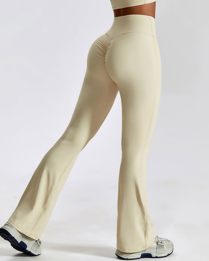 Melisa Flare Leggings - Beige