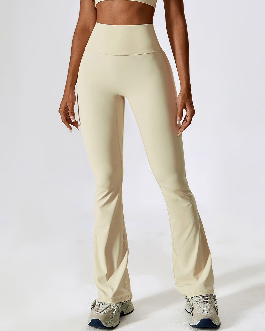 Melisa Flare Leggings - Beige