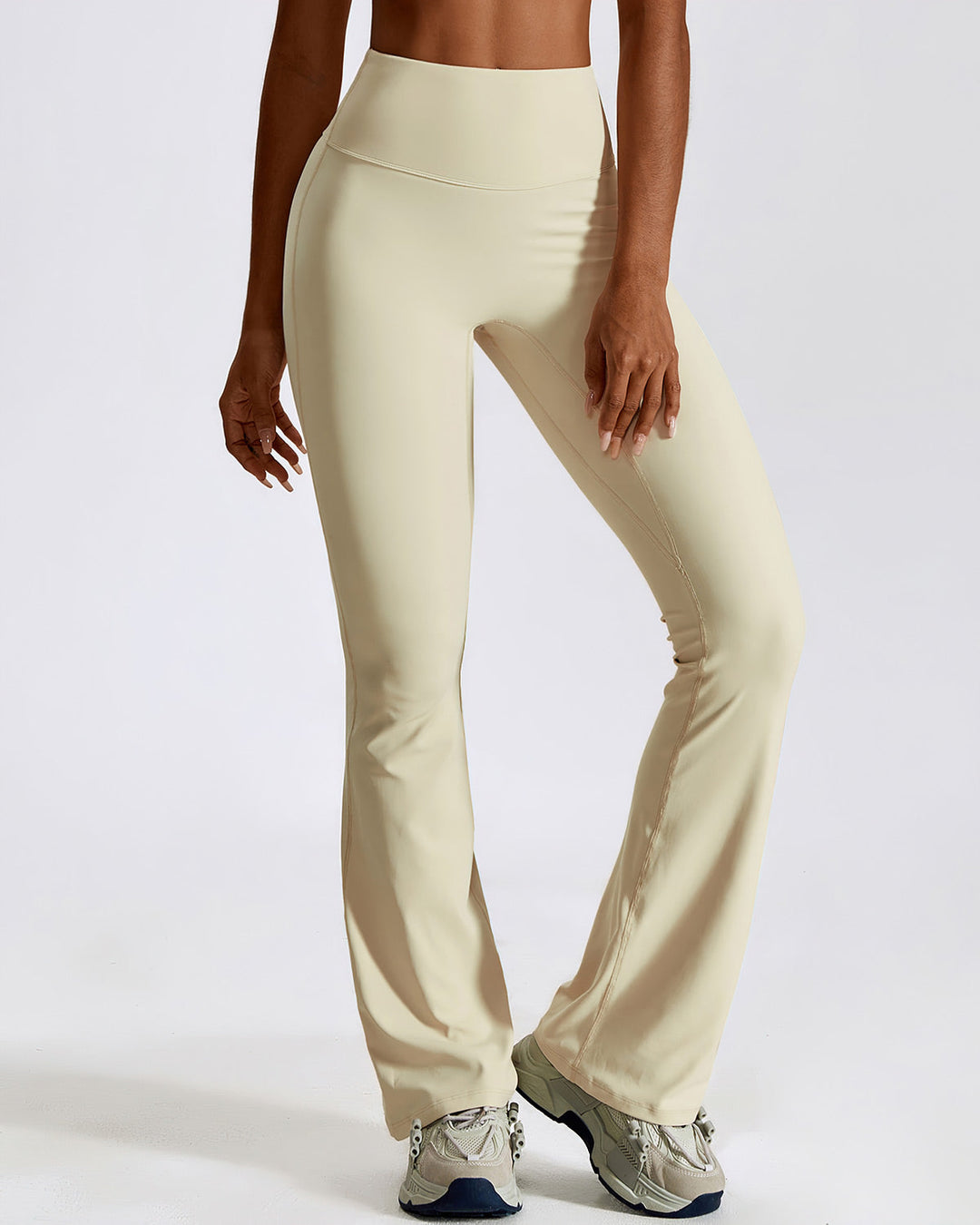 Melisa Flare Leggings - Beige