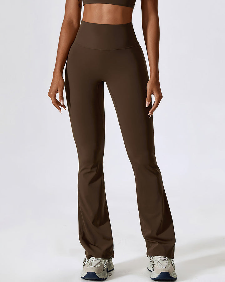 Melisa Flare Leggings - Brown