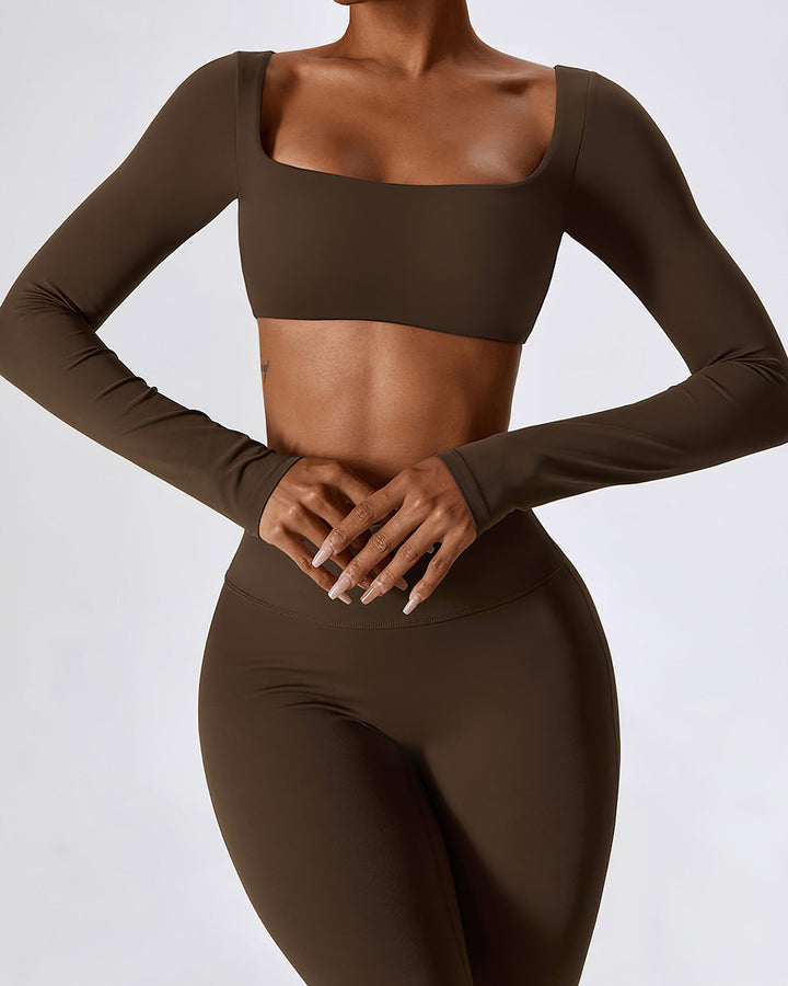Melisa Long Sleeve - Brown