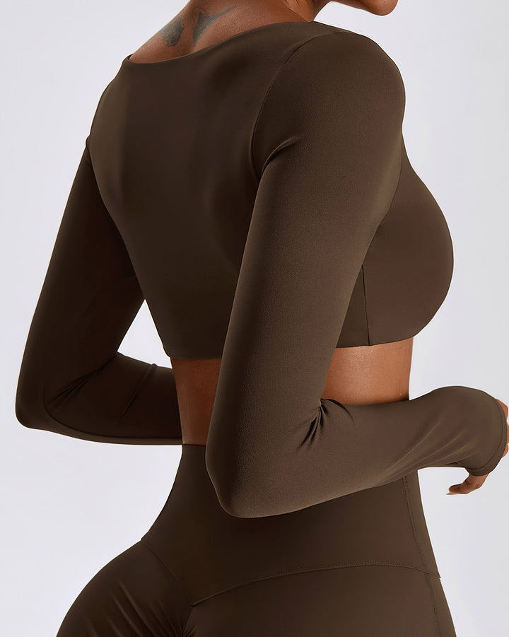 Melisa Long Sleeve - Brown