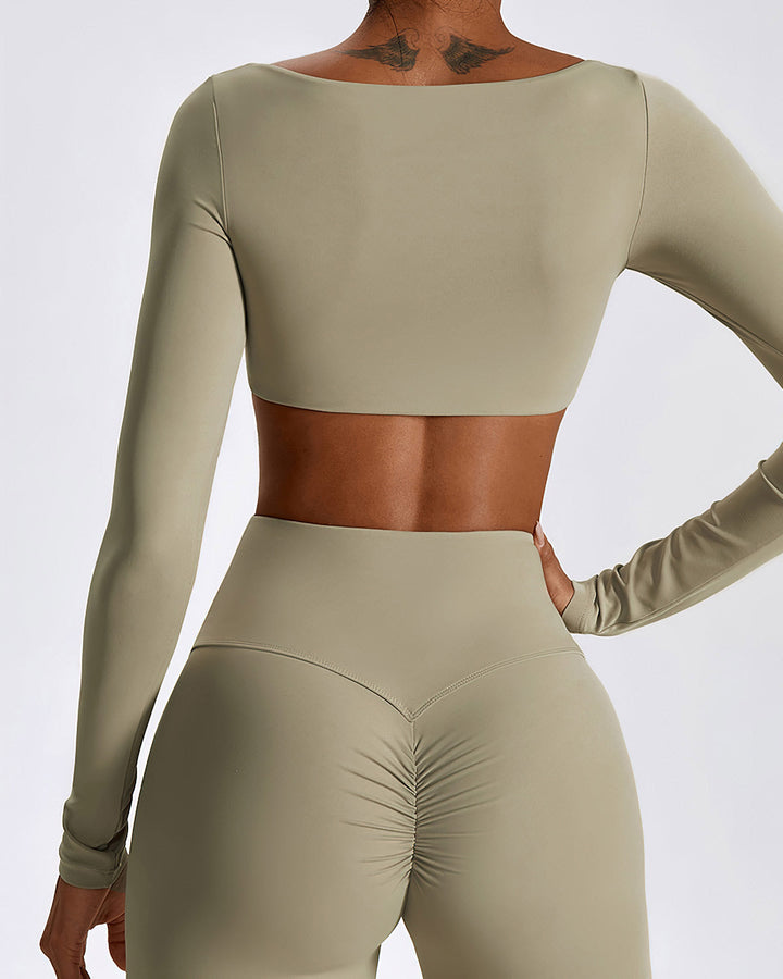 Melisa Long Sleeve - Khaki