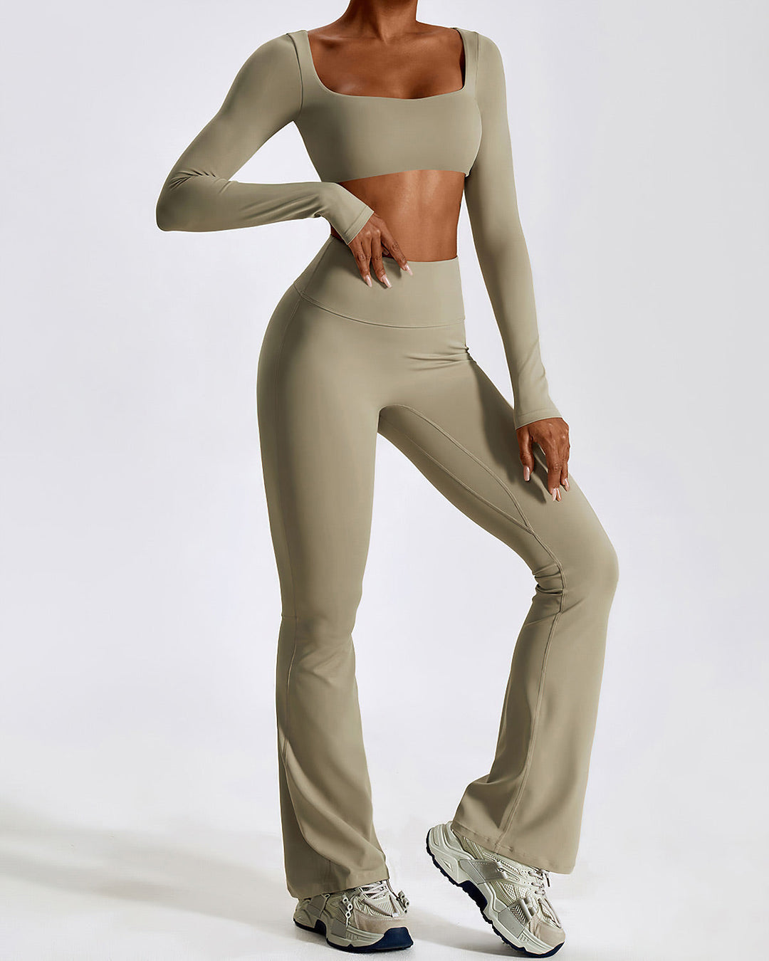 Melisa Long Sleeve - Khaki