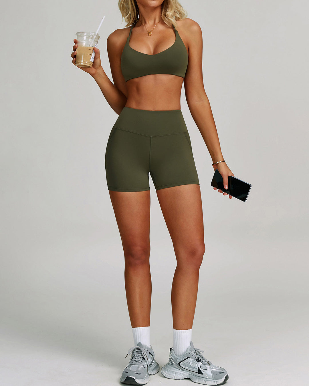 Mira Sports Bra - Green