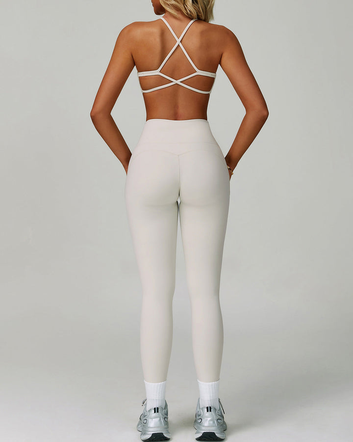 Mira Sports Bra - Oyster