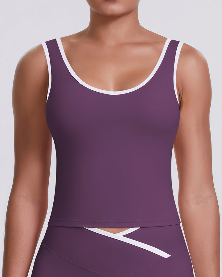 Niam Crop Top - Plum