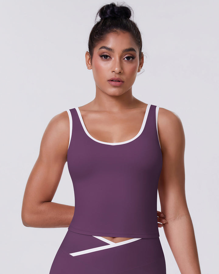 Niam Crop Top - Plum
