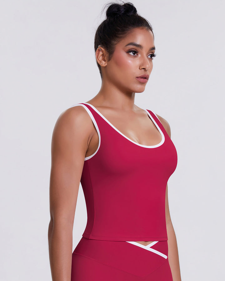 Niam Crop Top - Red