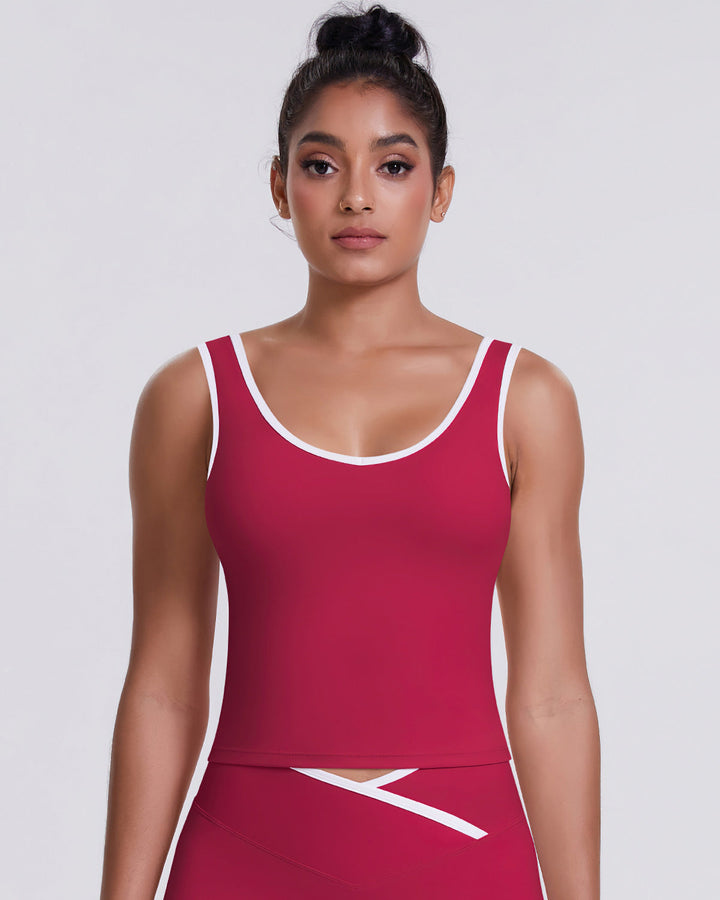 Niam Crop Top - Red