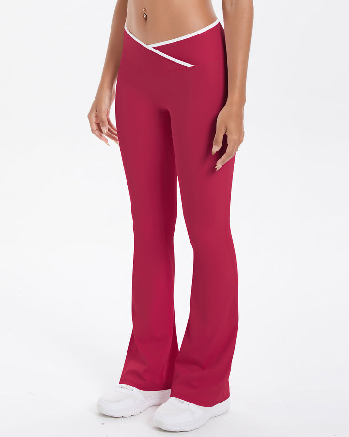 Niam Flare Leggings - Red