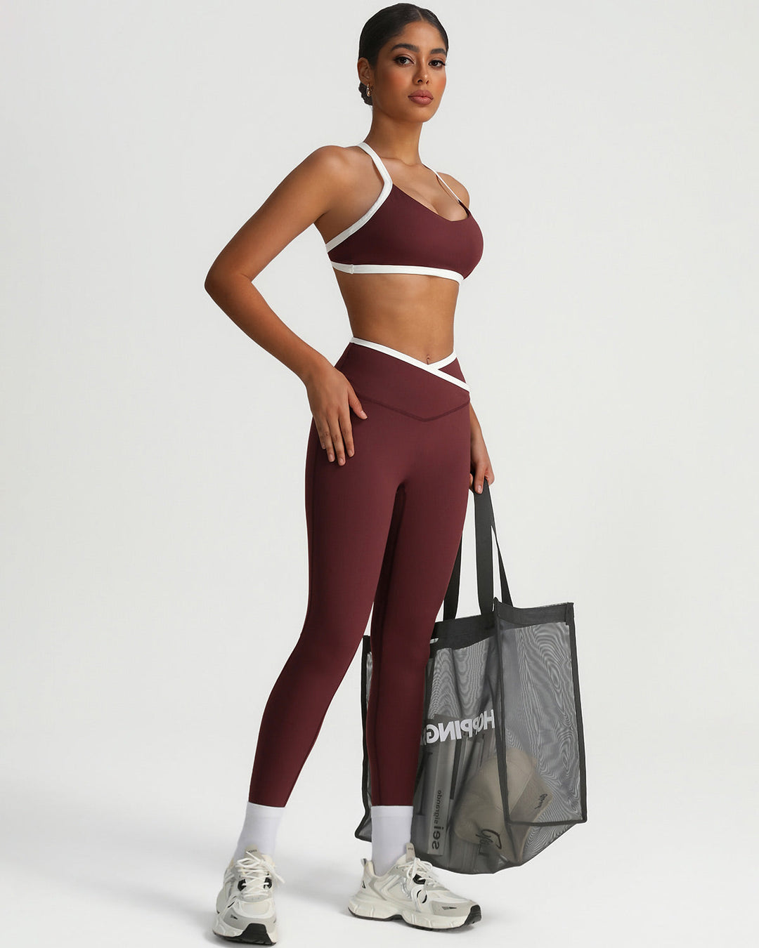 Octavia Scrunch Leggings - Auburn