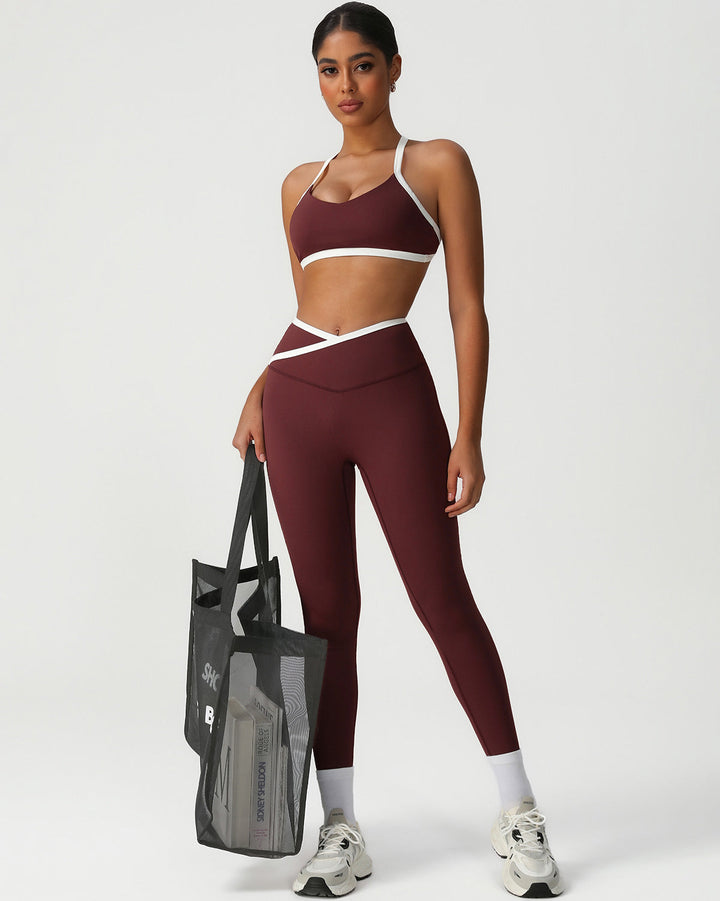 Octavia Scrunch Leggings - Auburn