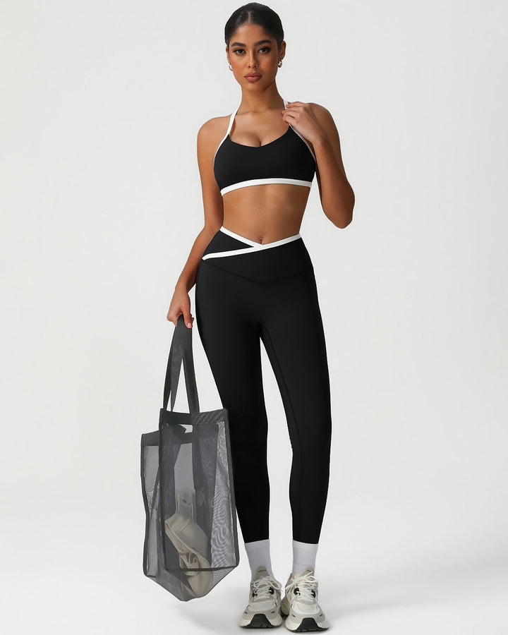 Octavia Scrunch Leggings - Black