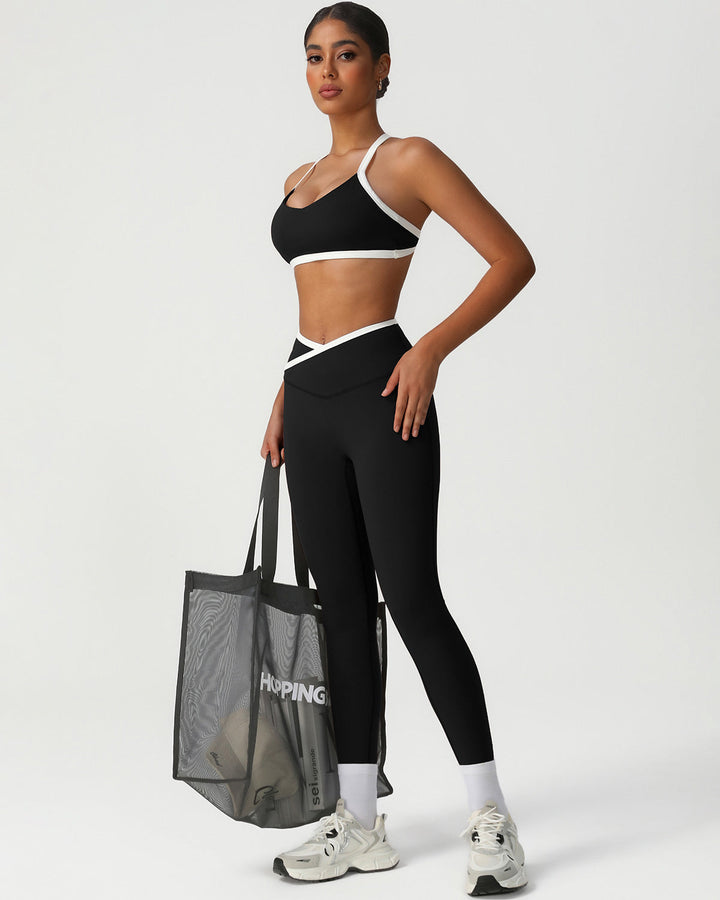 Octavia Scrunch Leggings - Black