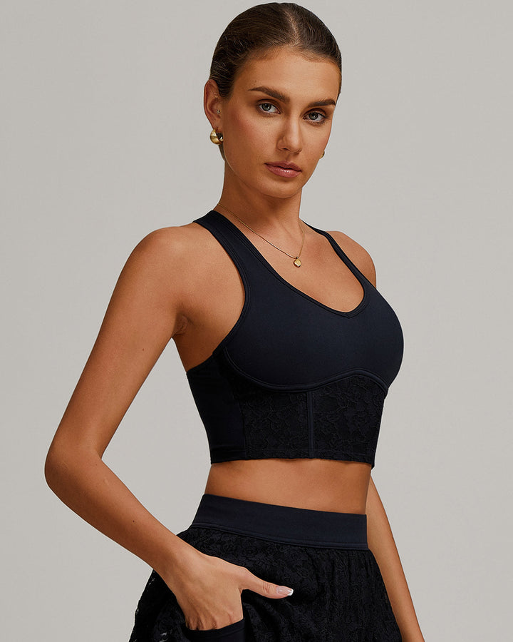 Odessa Crop Top - Black
