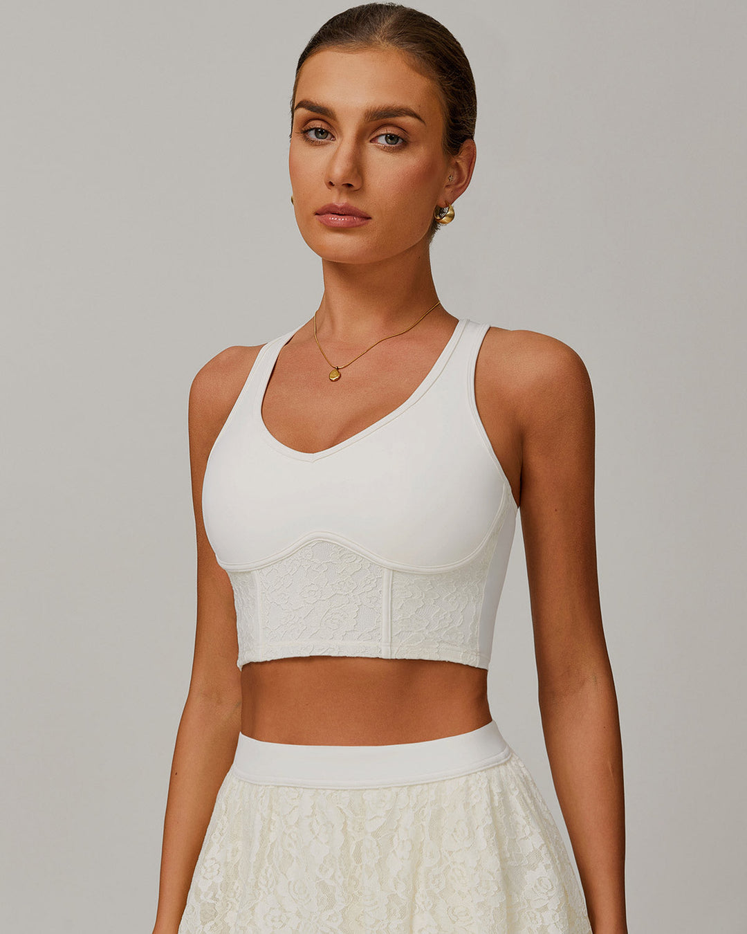 Odessa Crop Top - White