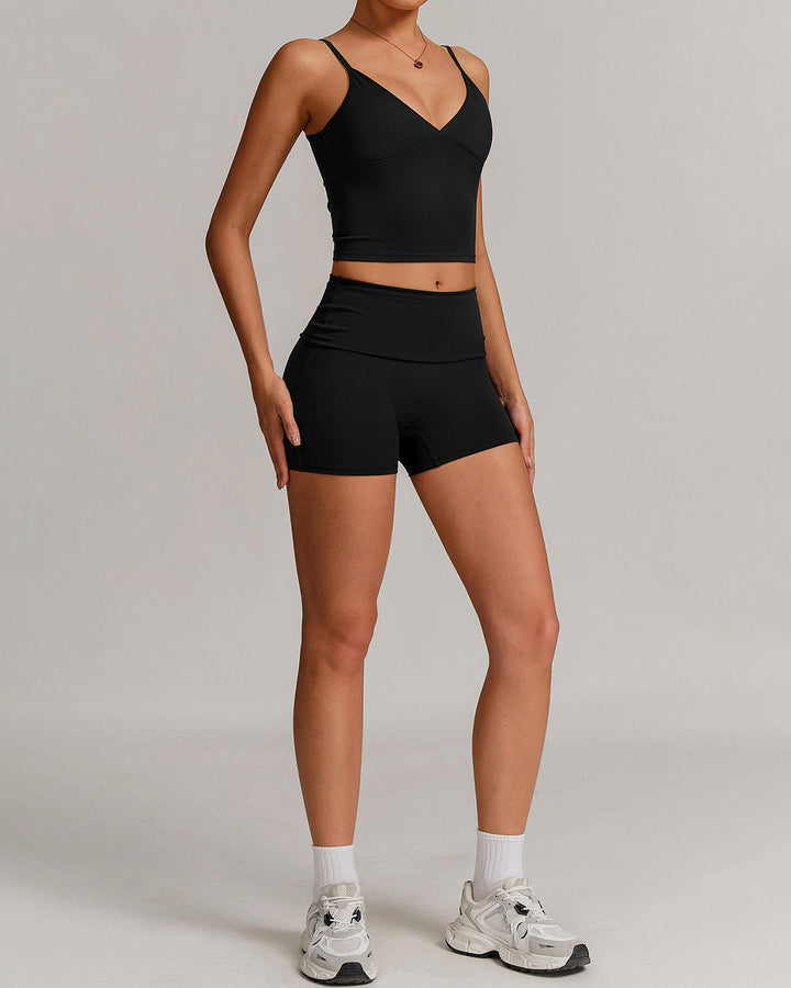 Paloma Crop Top - Black