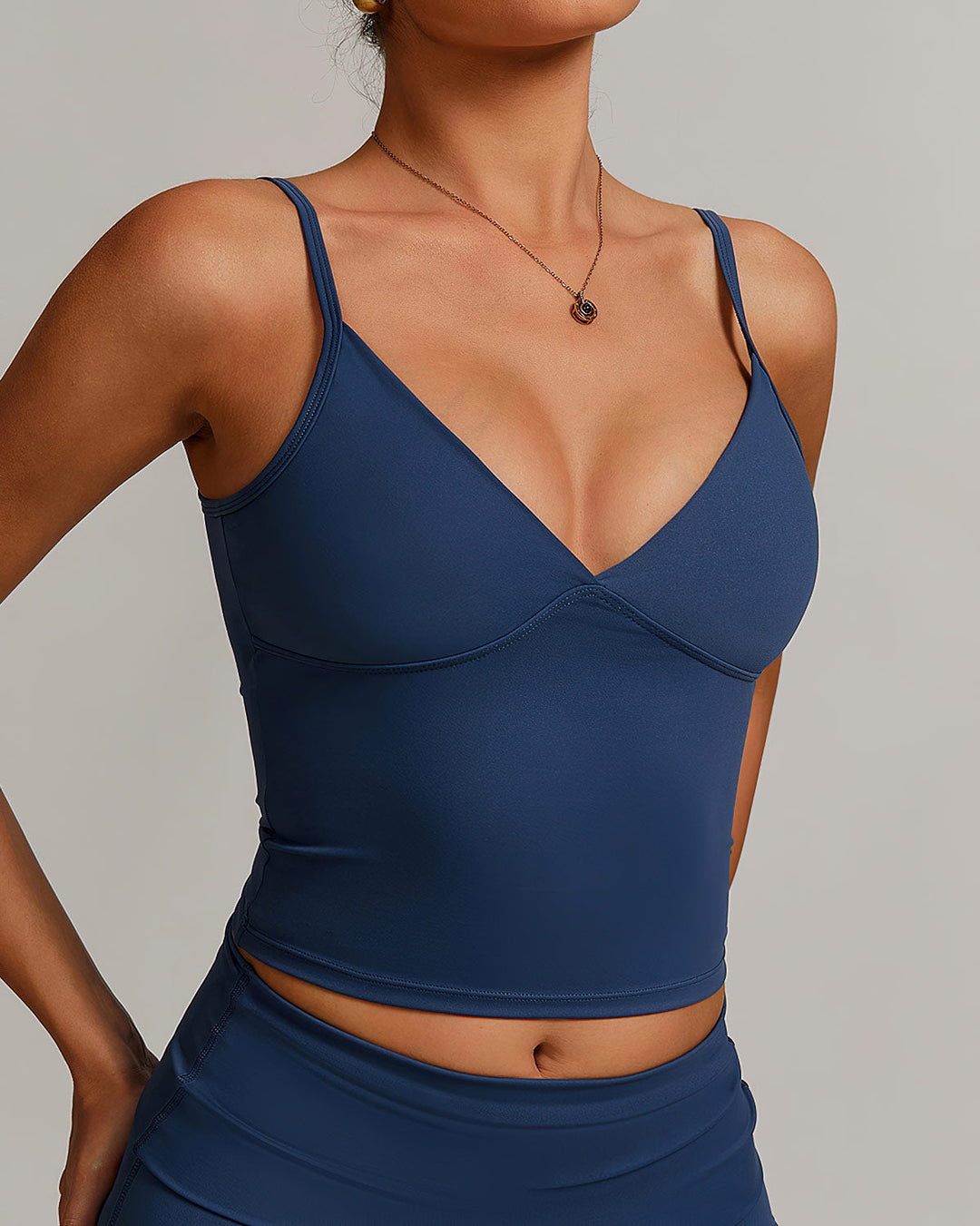 Paloma Crop Top - Blue