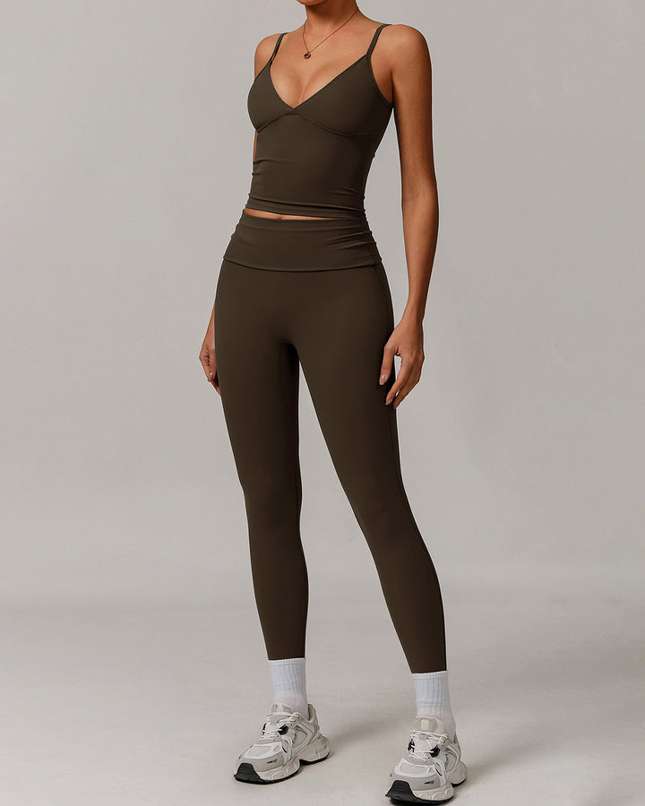 Paloma Crop Top - Brown