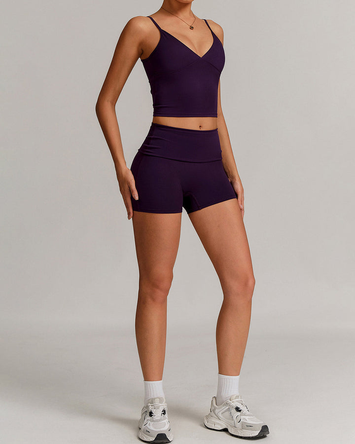 Paloma Crop Top - Purple