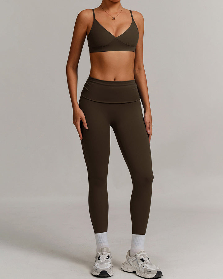 Paloma Seamless Leggings - Brown