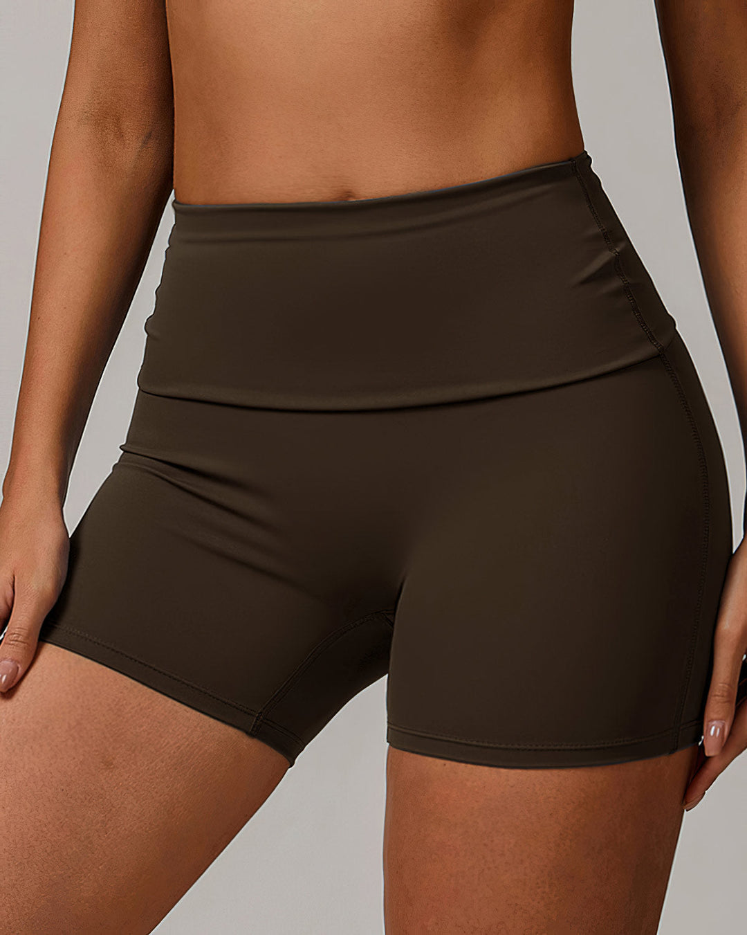 Paloma Seamless Shorts - Brown